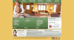 Desktop Screenshot of eurotekblindfactory.com